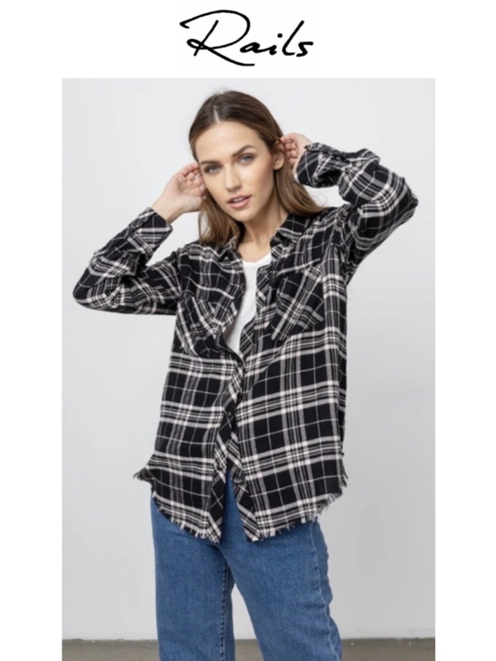 Rails Leo Plaid Snap Down Shirt
